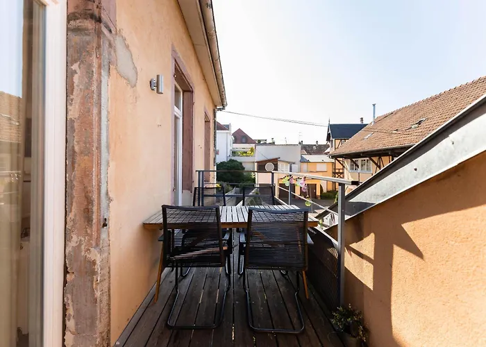 Apartment Terrace - Belle Alsace 4 - Bookingalsace Colmar